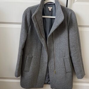 J. Crew Women's Gray Trench Coat